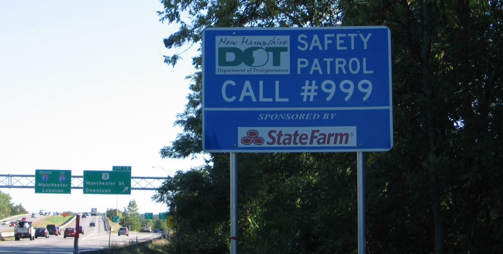 New Hampshire DOT recently added a call-in number to its patrol, allowing motorists to contact the DOT directly and request service. The number, #999, now appears on the program's highway signs along covered patrol routes.